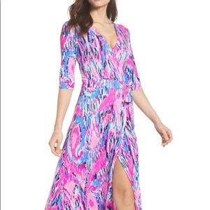 NWT Lilly Pulitzer Marvista Wrap Maxi Dress